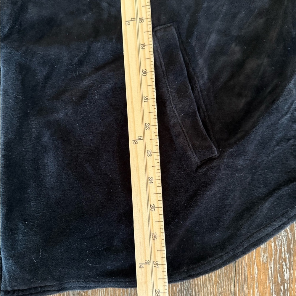 Coldwater Creek Jacket Women’s Black Velvet Full Zip Jacket SIZE 2X - Picture 8 of 11